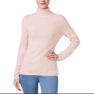 Charter Club 2-ply 100% Cashmere Turtleneck Sweater